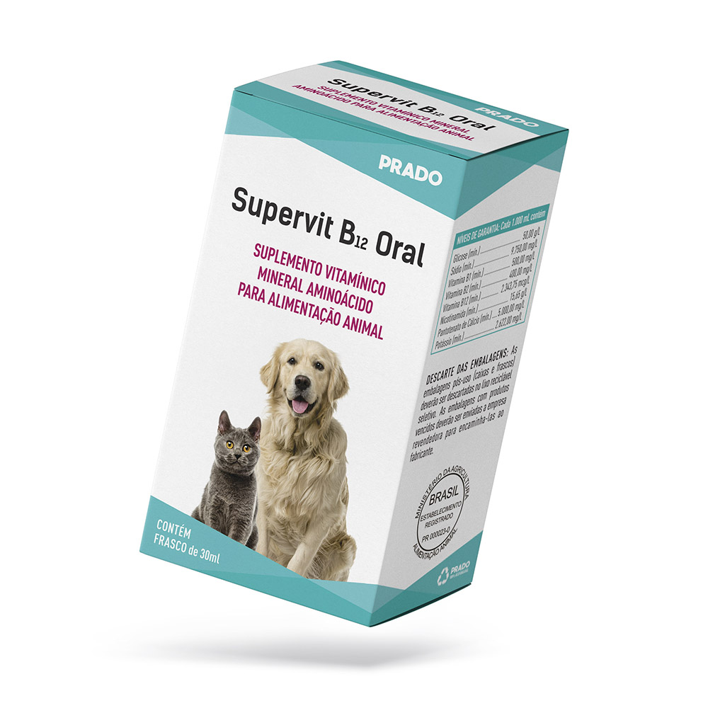 PRADO - linha PET - Supervit B12 Oral _ 30 mL
